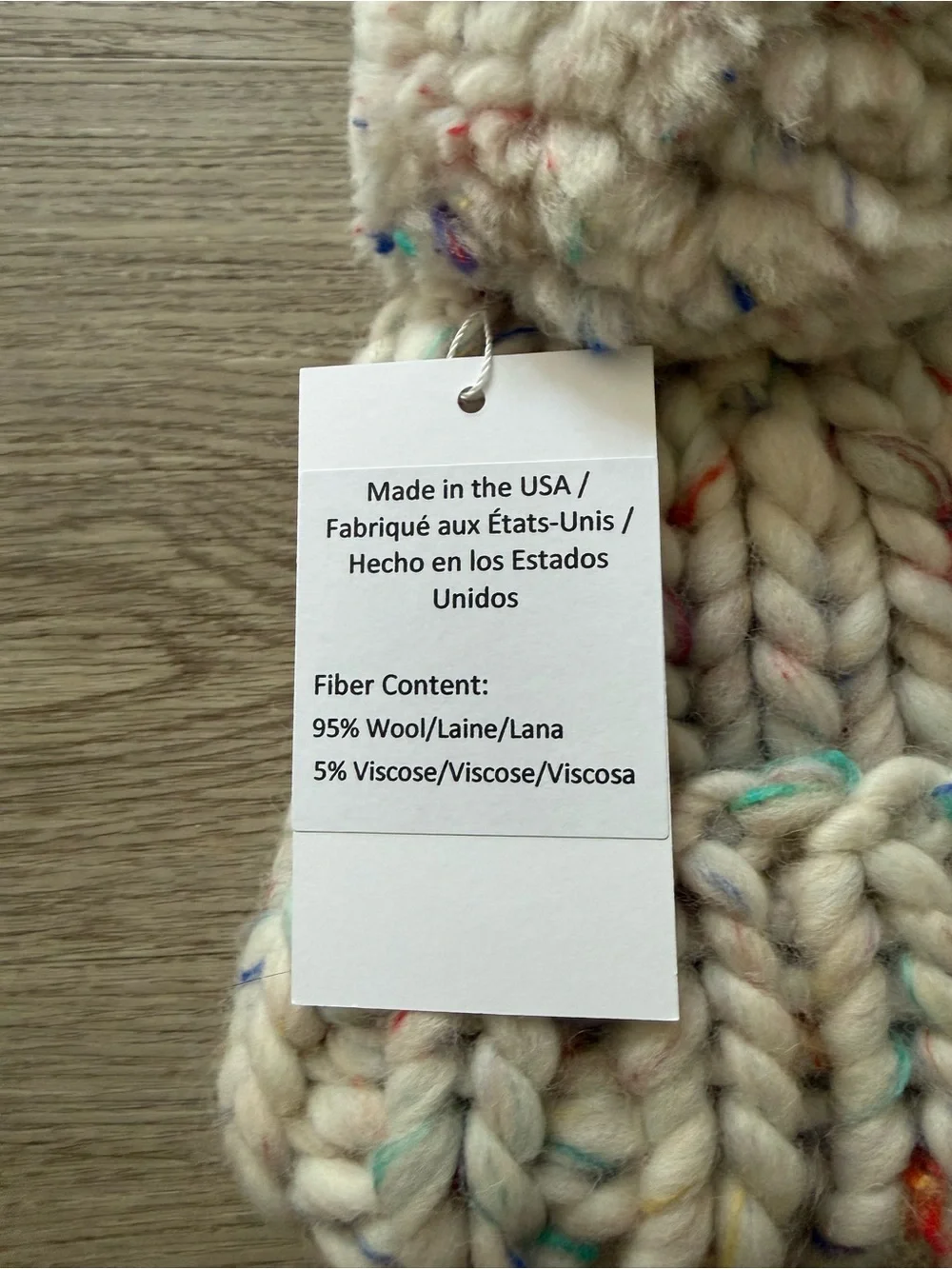 NEW Pine & Poppy Denali Hand Knit Beanie - Size: Baby